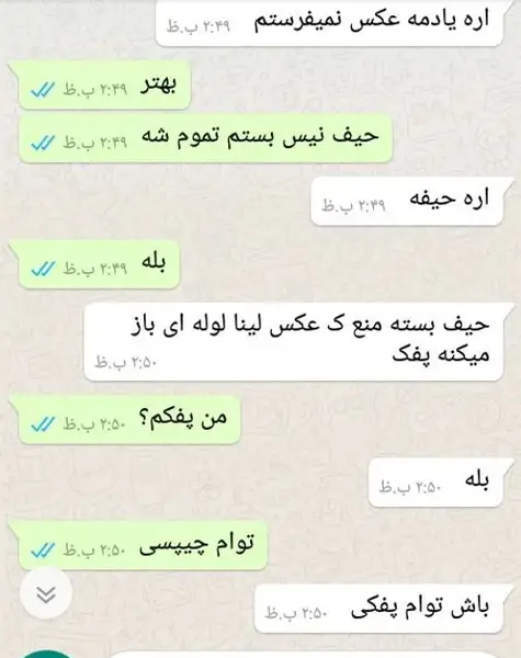 عکس لینا لوله ای