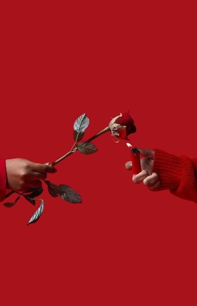 عکس بک گراند قرمز فانتزی