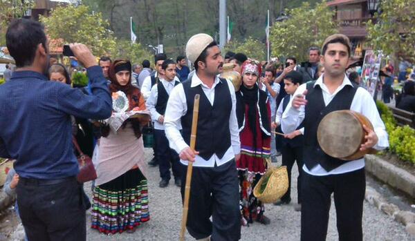 عکس نوروز خوانی در گیلان