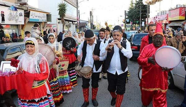 عکس نوروز خوانی در گیلان
