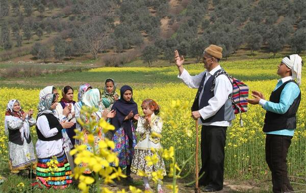 عکس نوروز خوانی در گیلان