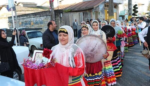 عکس نوروز خوانی در گیلان