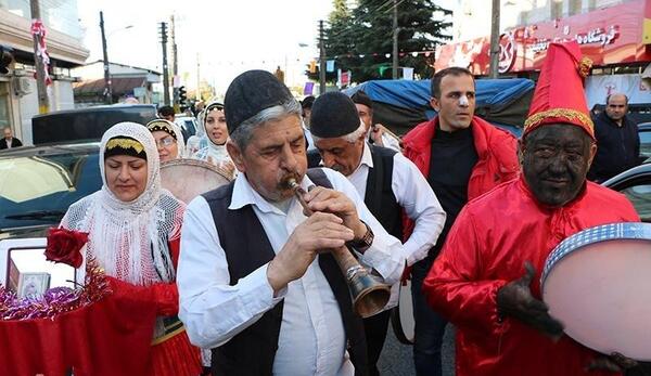 عکس نوروز خوانی در گیلان