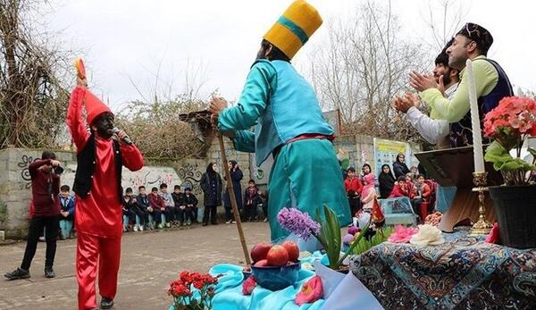 عکس نوروز خوانی در گیلان