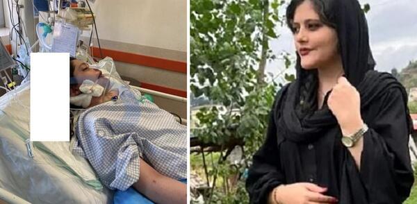 عکس مهسا امینی لحظه مرگ