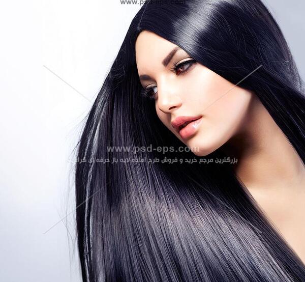 عکس تصویر زمینه موی مشکی