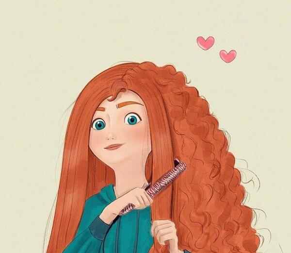 عکس مو فرفری