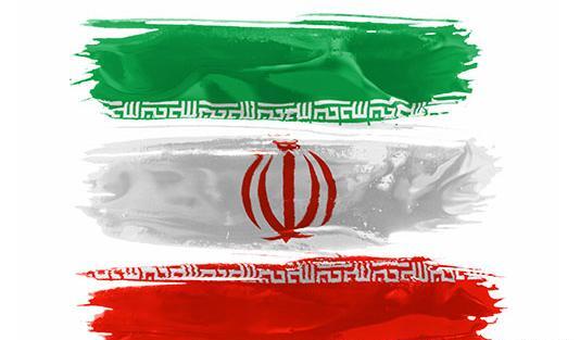 عکس پرچم ایران روی توپ فوتبال