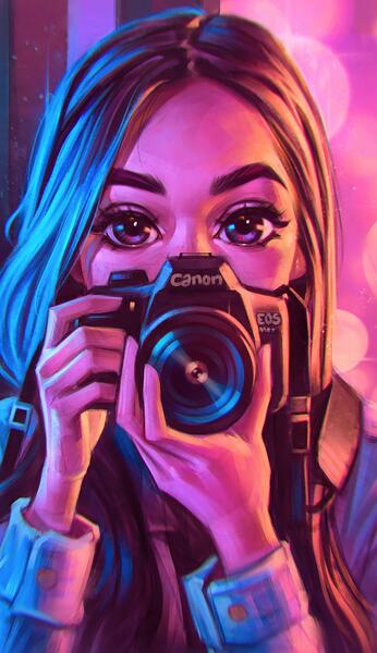 عکس بک گراند فانتزی صورتی