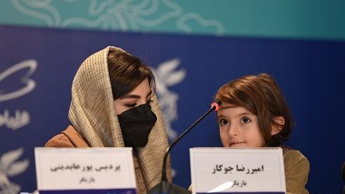 عکس پردیس پورعابدینی در جشنواره فجر