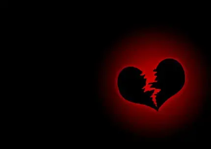 عکس بک گراند قلب مشکی