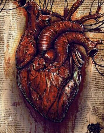 عکس بک گراند قلب مشکی