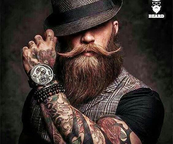 عکس پسر خوشتیپ ریش دار