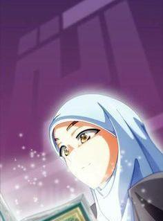 عکس انیمه حجاب