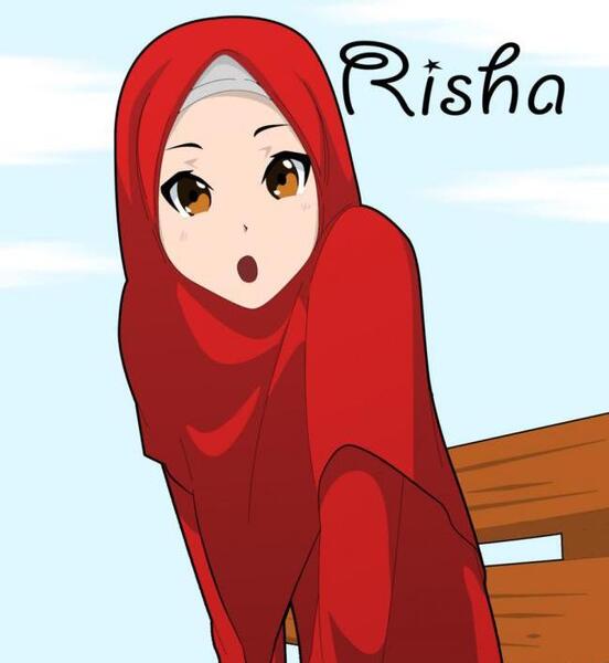 عکس انیمه حجاب