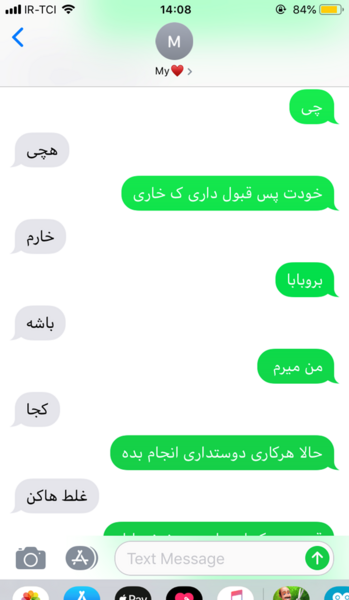 عکس چت دعوا با شوهر نی نی سایت