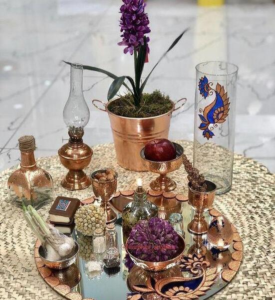عکس سفره عید نوروز لاکچری