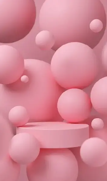 عکس پس زمینه صورتی کیوت