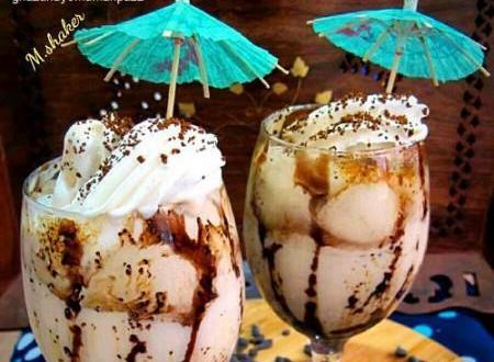 عکس کافه گلاسه شکلاتی