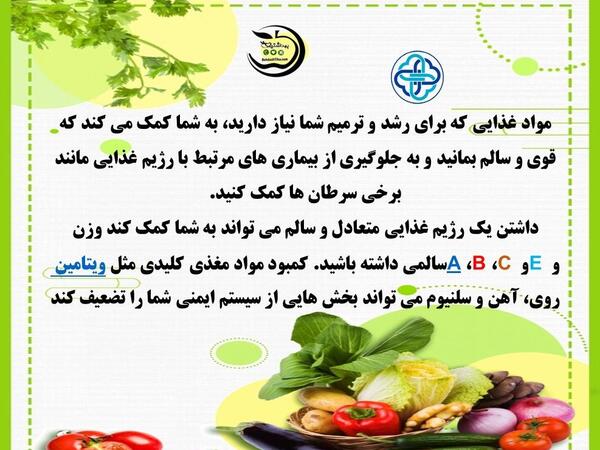 عکس در مورد تغذیه سالم و ناسالم