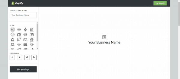 عکس لوگو ساز آنلاین shopify