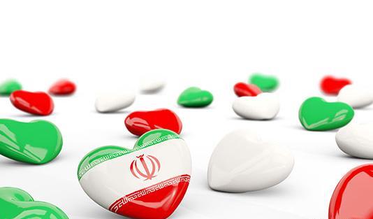 عکس پرچم ایران سه گوش