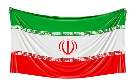 عکس پرچم ایران روی نقشه