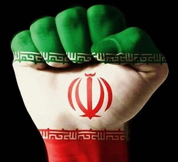 عکس پرچم ایران روی نقشه