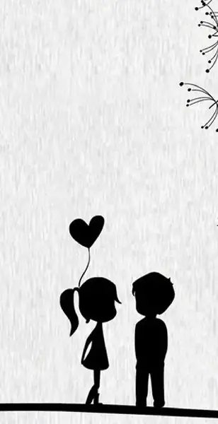 عکس بک گراند عاشقانه سیاه سفید