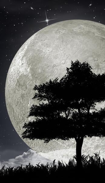 عکس پس زمینه ماه