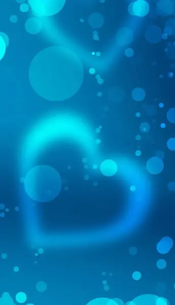 عکس پس زمینه قلب آبی