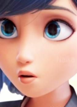عکس دختر کفشدوزکی نوشته