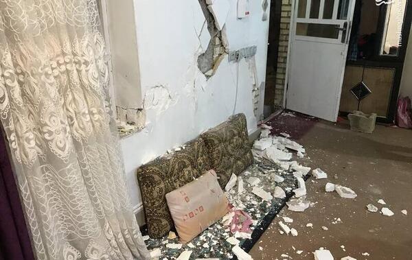 عکس زلزله در خانه