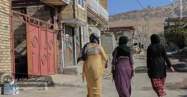 عکس زلزله زدگان ثلاث باباجانی