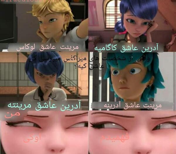 عکس از کت نوار و لیدی باگ