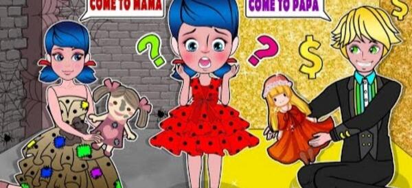 عکس دختر کفشدوزکی کاغذی