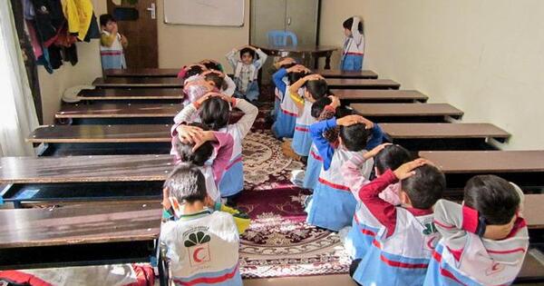 عکس زلزله برای کودکان