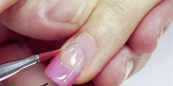 عکس کاشت ناخن پودری