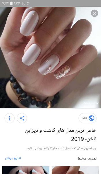 عکس کاشت وطراحی ناخن