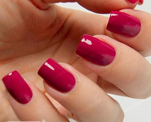 عکس کاشت ناخن سرخابی