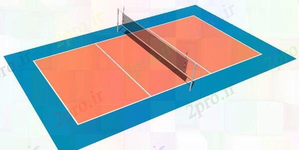 عکس زمین والیبال