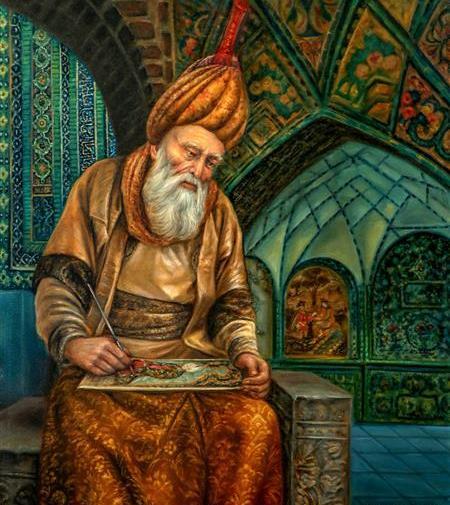 عکس تخت جمشید نقاشی
