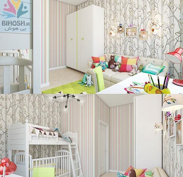 عکس دختر نقاشی روی دیوار