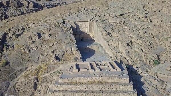 عکس تخت جمشید هوایی