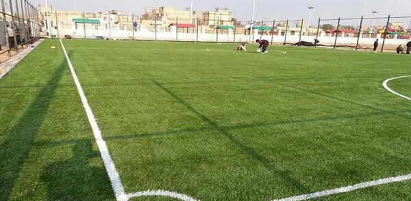 عکس زمین چمن مصنوعی