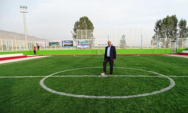 عکس زمین چمن مصنوعی