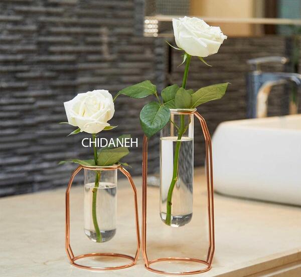 عکس گل توی شیشه