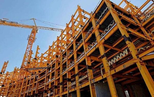 عکس اسکلت فلزی