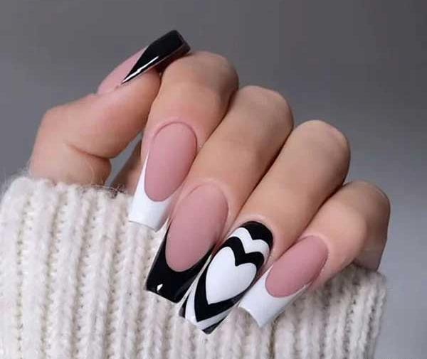 عکس کاشت ناخن سفید