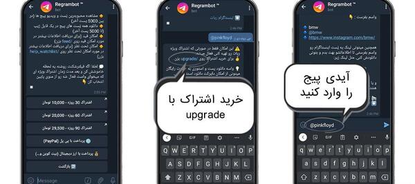 دانلود عکس پروفایل اینستا در تلگرام